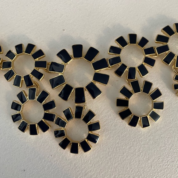 14k Plated Statement Necklace - Picture 3 of 5